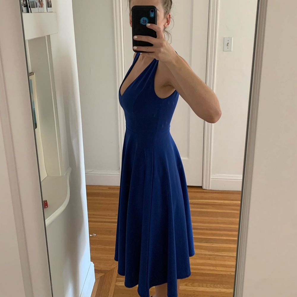 Lulus Of My Dreams Royal Blue Midi Dress size Medium